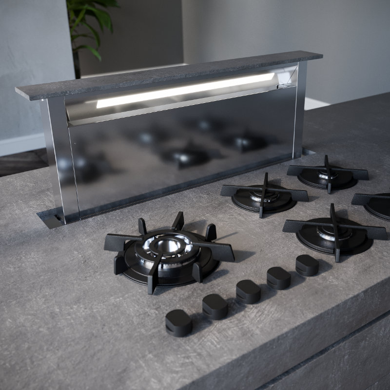Stone Downdraft-Dunstabzugshaube