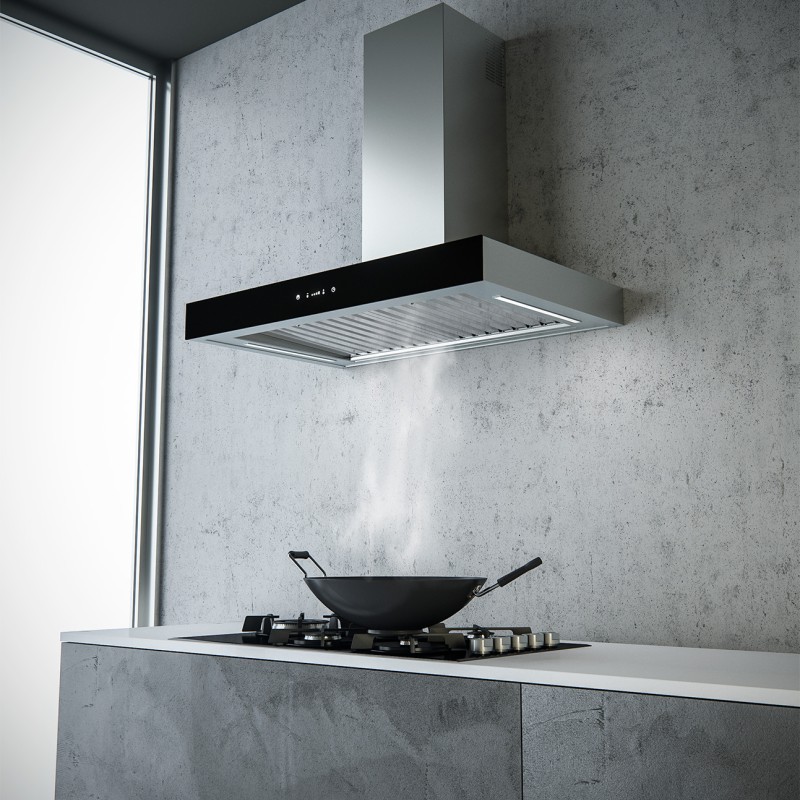 wall hood sltc107 black