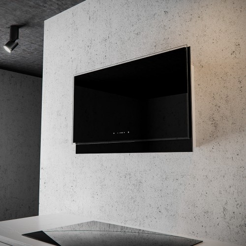 WALL FLAT COOKER HOOD DESIGN BLACK